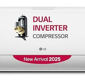 LG 1 Ton 4 Star DUAL Inverter Split AC (Copper, AI Convertible 6-in-1 with VIRAAT Mode, Faster Cooling & Energy Saving, 4 Way Swing, HD Filter with AntiVirus Protection, US-Q13JNYE, White)