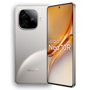 iQOO Neo 10R 5G (Raging Blue, 12GB RAM, 256GB Storage) | Snapdragon 8s Gen 3 Processor | India's Slimmest 6400mAh Battery Smartphone | Segment's Most Stable 90FPS for 5 Hours