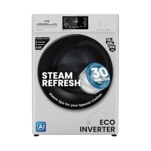 IFB 6 Kg 5 Star Powered by AI with 9 Swirl Wash, Fully Automatic Front Load Washing Machine (DIVA GXN 6010, Steam Refresh Program with Eco Inverter, Grey)