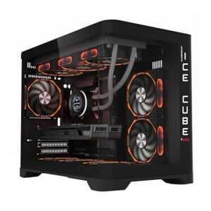 ALKETRON Icecube T100 Competition Gaming PC - i9core 14th Gen (Raptor Lake Refresh) with UHD770 Integrated Graphics (Ready to use DDR5 Desktop Computer - Upgrade Edition)