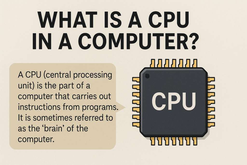What Is CPU in a Computer