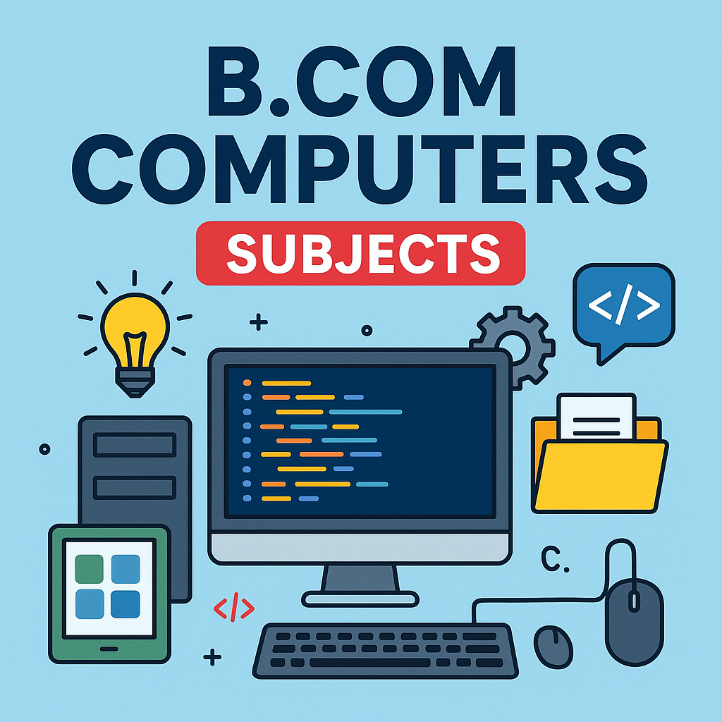 B Com Computers Subjects